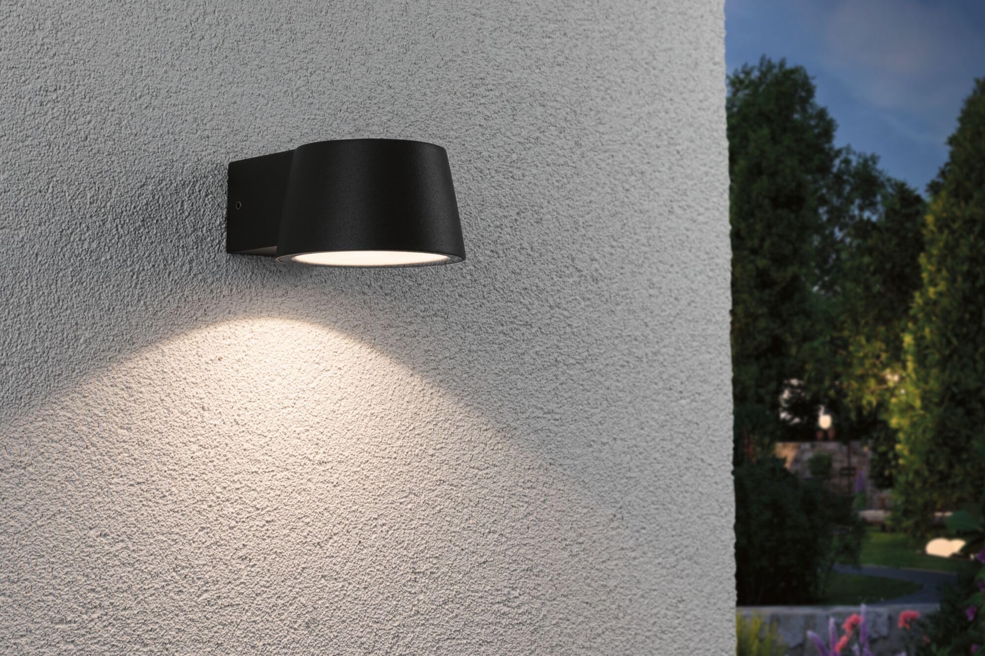 Paulmann Capea 94452 Außenwandleuchte schwarz LED 6W