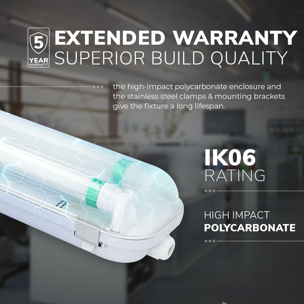 Hoftronic Feuchtraumleuchte 60cm warmweiß 18W 2880lm