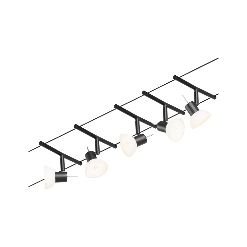 Paulmann CorDuo Sheela 94450 Seilsystem schwarz matt GU5,3