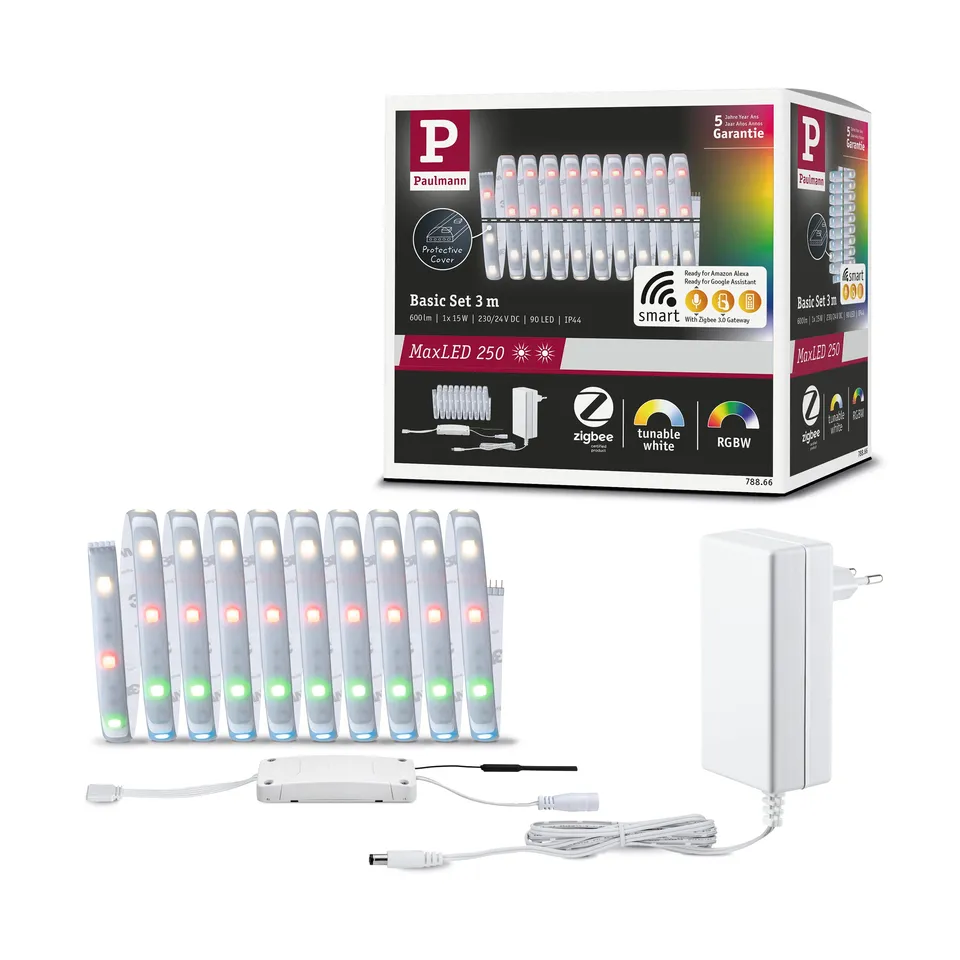 Paulmann MaxLED 78866 Stripe Basisset 3m RGBW Zigbee IP44