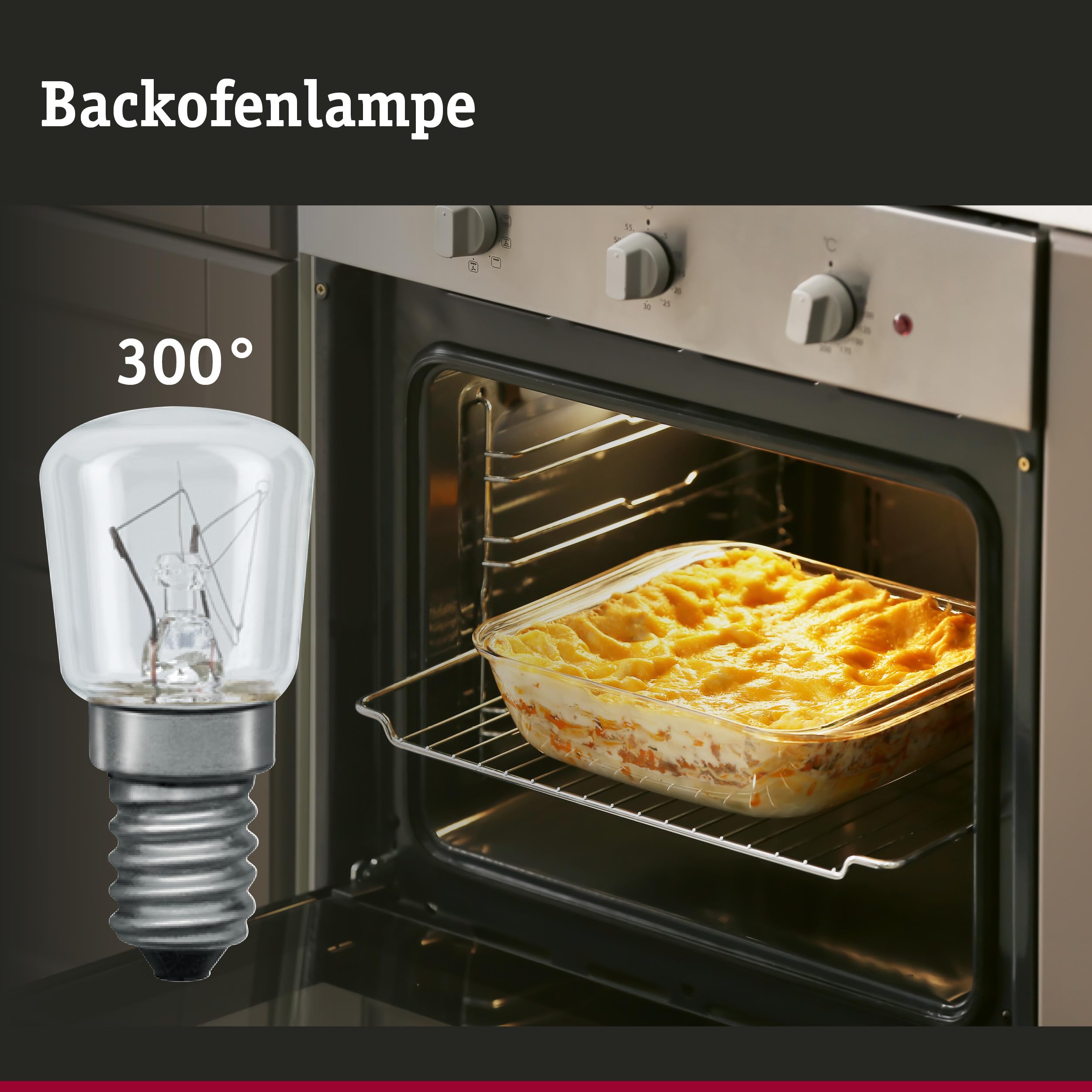 Paulmann 5286 Backofenlampe E14 15W 3er Set klar
