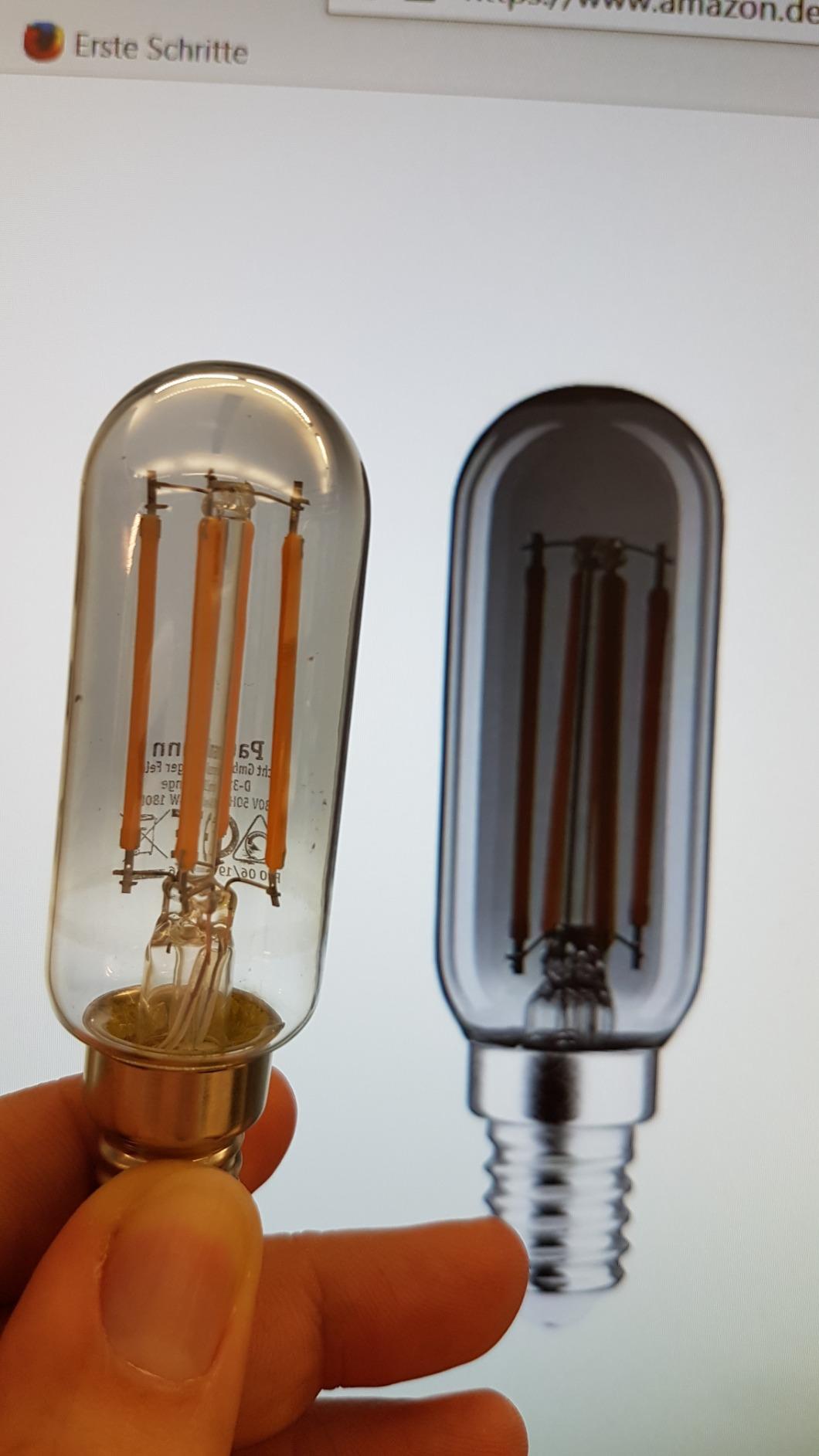 Paulmann 28609 Vintage LED-Röhre E14 Smoke dimmbar