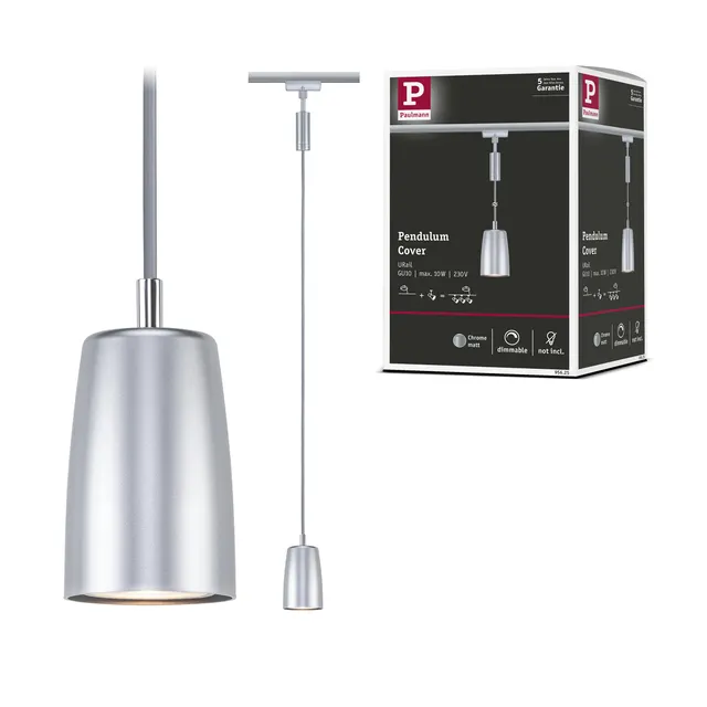 Paulmann URail 95625 Pendel Cover GU10 Chrom matt