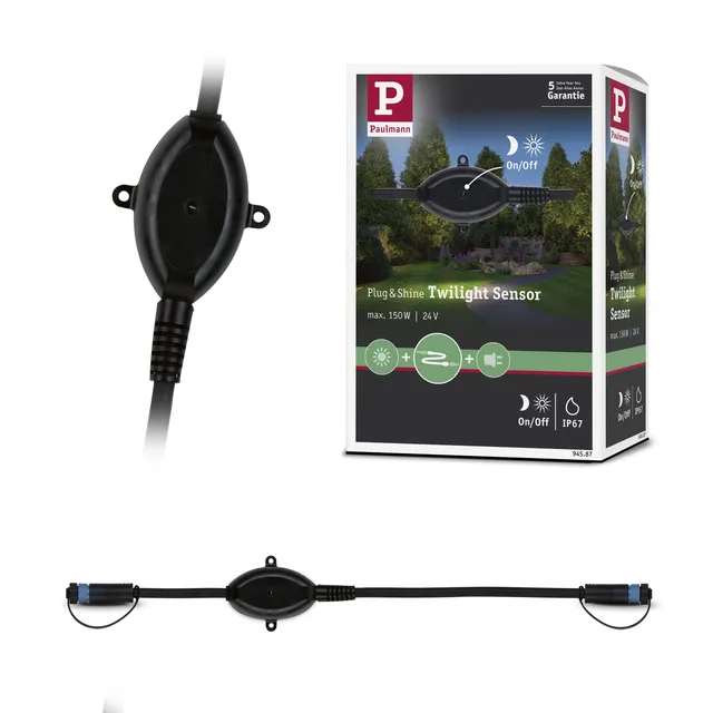 Paulmann 94587 Plug&Shine Sensor Dämmerungssensor IP67