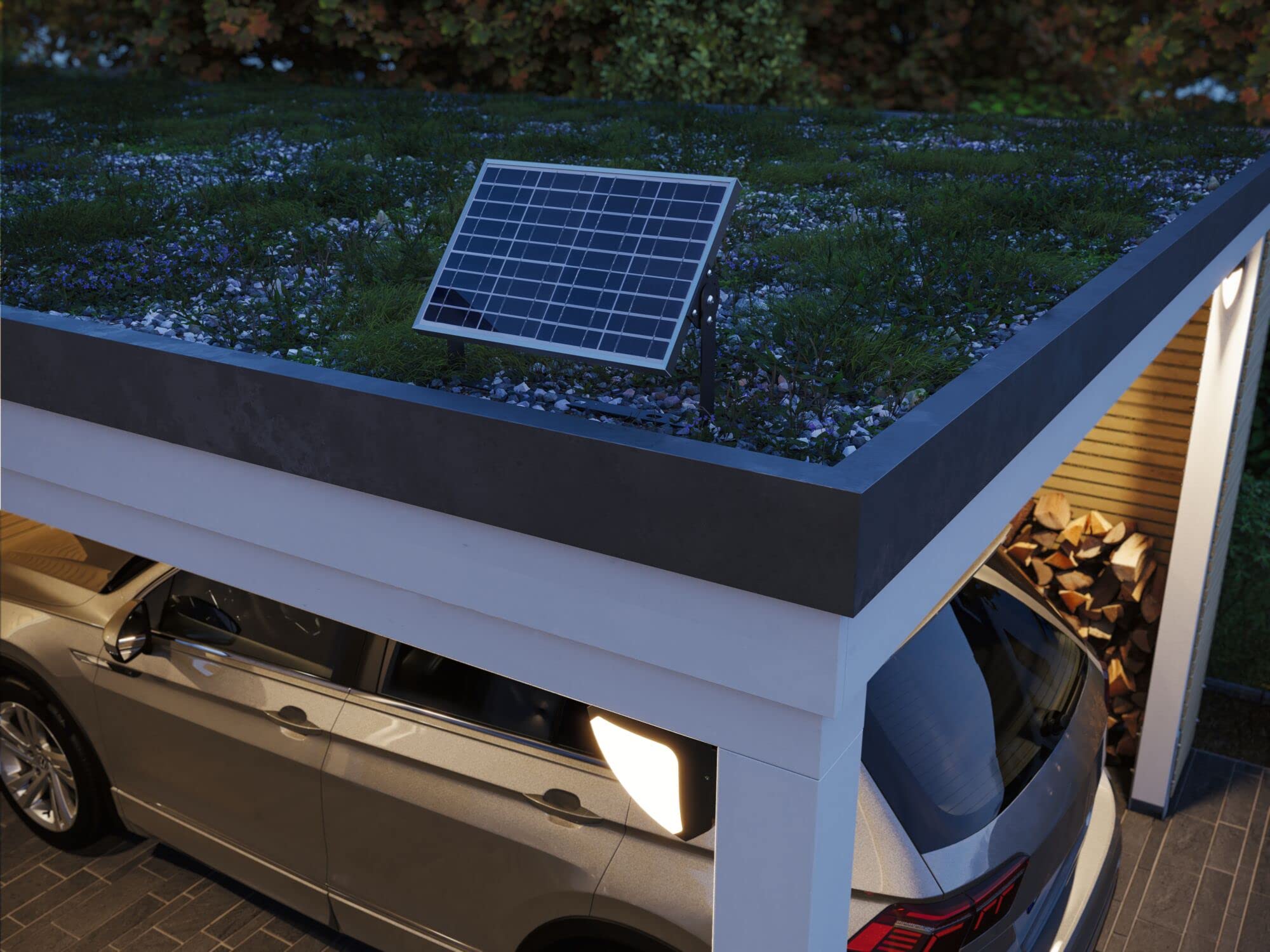 Paulmann Park Light 94551 Solarmodul IP65 Silber