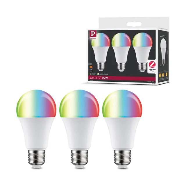 Paulmann Standard 29151 Smart LED Birne E27 RGBW 1055lm