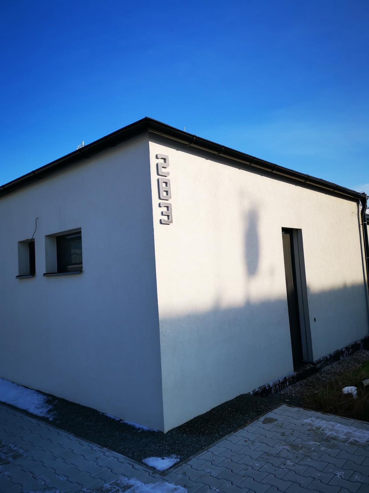 Paulmann 79843 Solar-Hausnummer schwarz warmweiß IP44