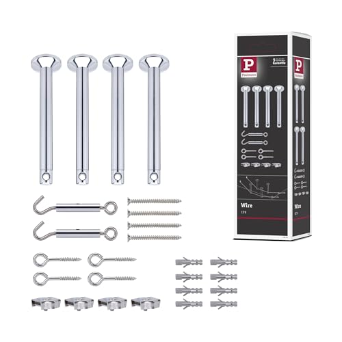 Paulmann Seilsystem 17834 Spann-Montage-Set Chrom 165mm