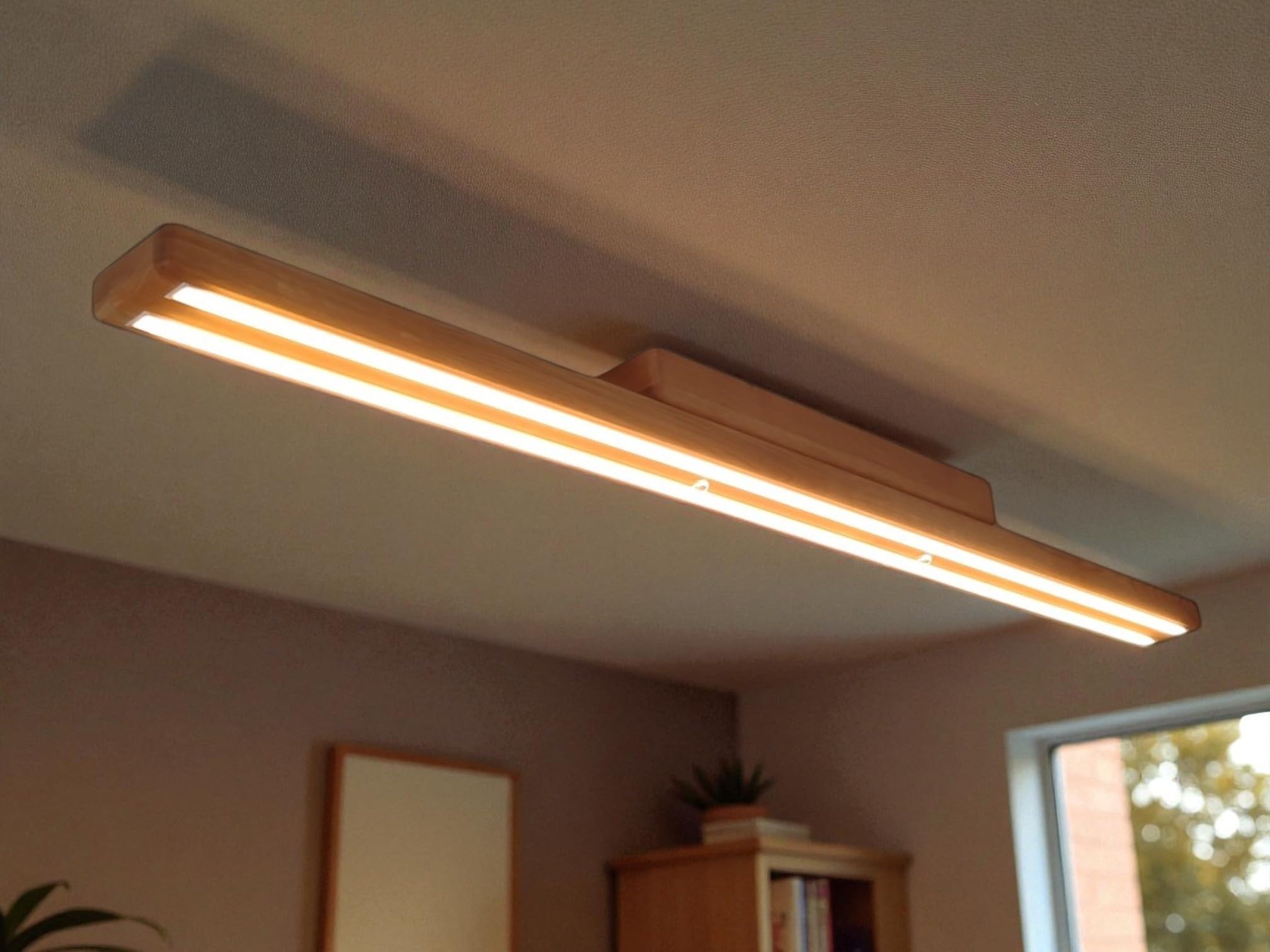 Friesenlicht Diane Deckenleuchte Eiche 80 cm dimmbar
