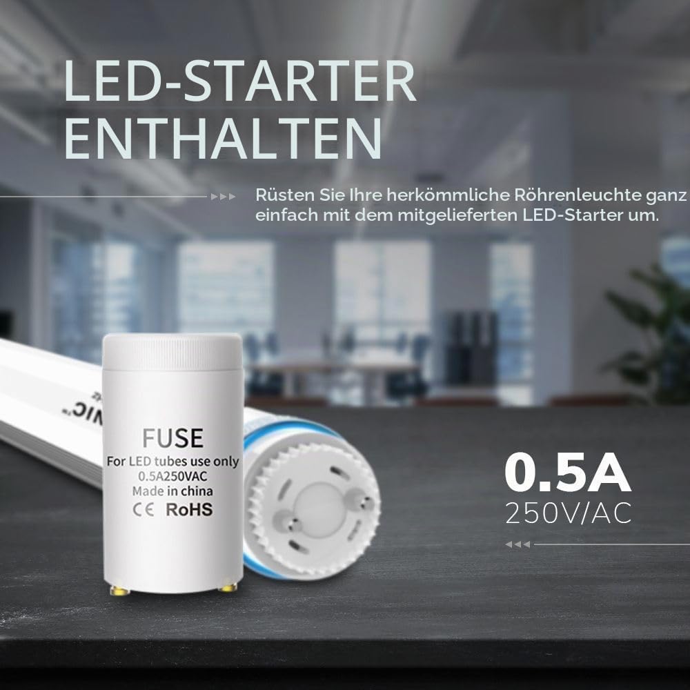 Hoftronic LED Röhre 120cm 18W T8 G13 6000K