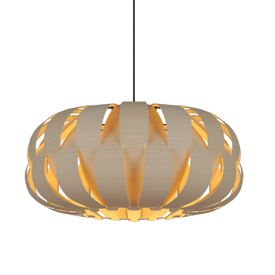 Bruck Emilia Pendelleuchte Holz handbemalt