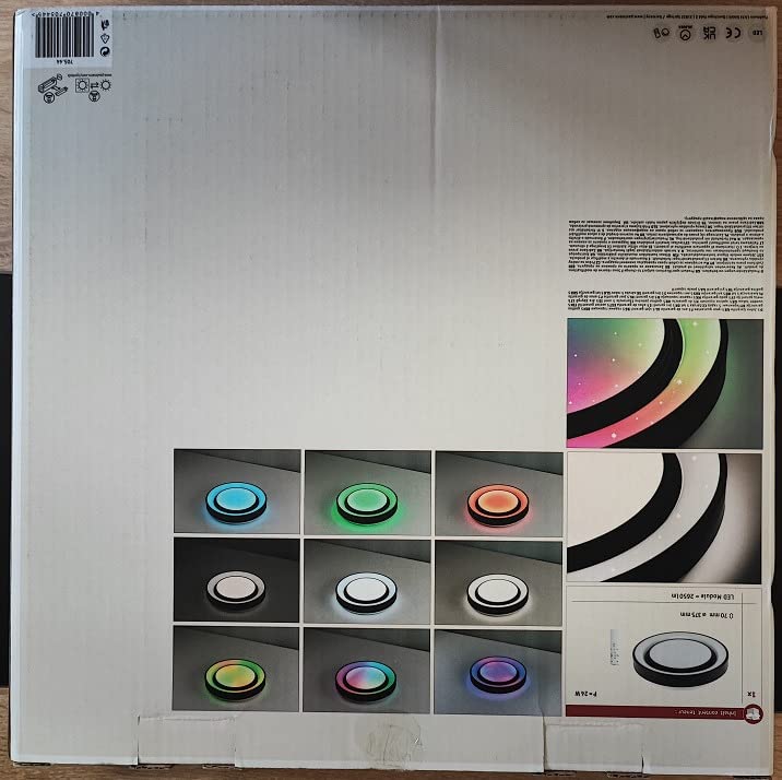 Paulmann Rainbow 70546 LED Deckenleuchte Ø380mm RGBW Chrom