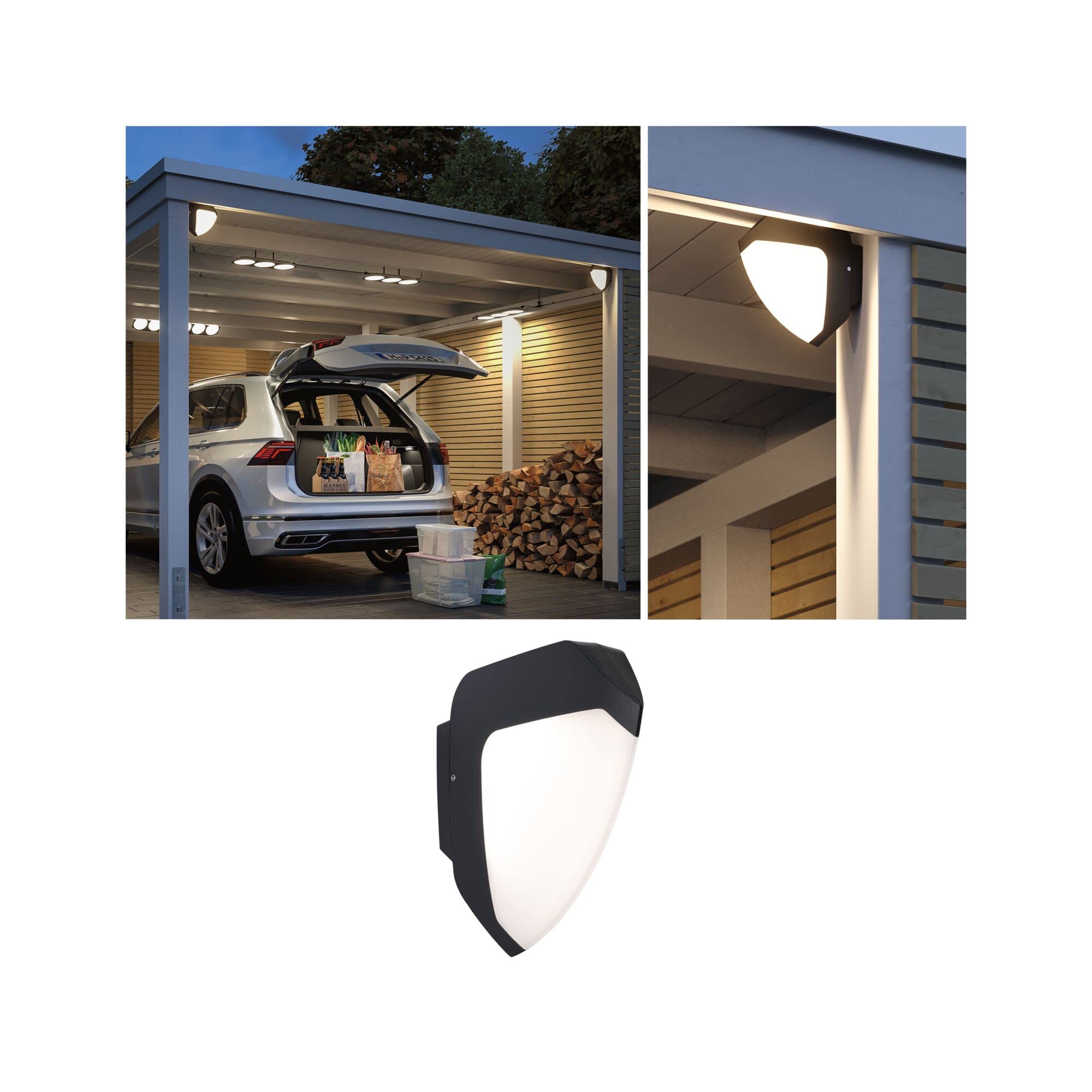 Paulmann Ikosea 94517 Außenleuchte Zigbee Anthrazit