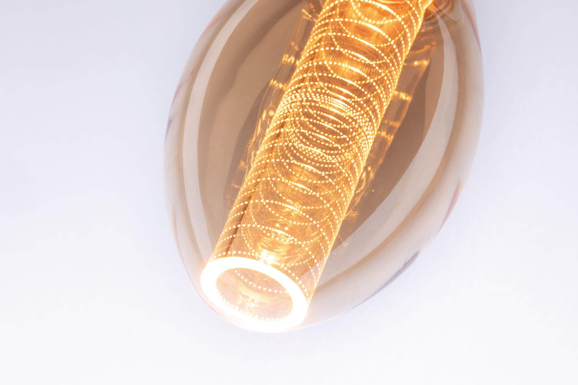 Paulmann 28601 LED-Lampe E27 Kerze Ring Gold 1800K