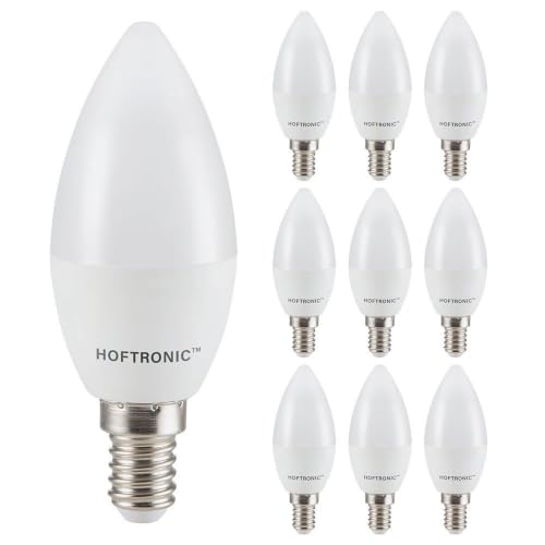 Hoftronic E14 LED Kerzenlampe 4000K 10er