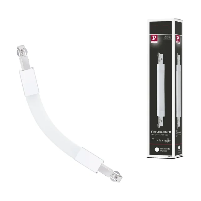 Paulmann URail 95650 Verbinder Flex II Signalweiß 2er-Set