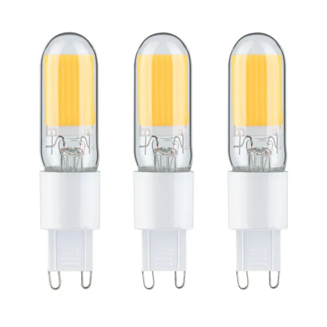 Paulmann 28810 LED G9 3er-Pack 2,5W 250lm warmweiß klar