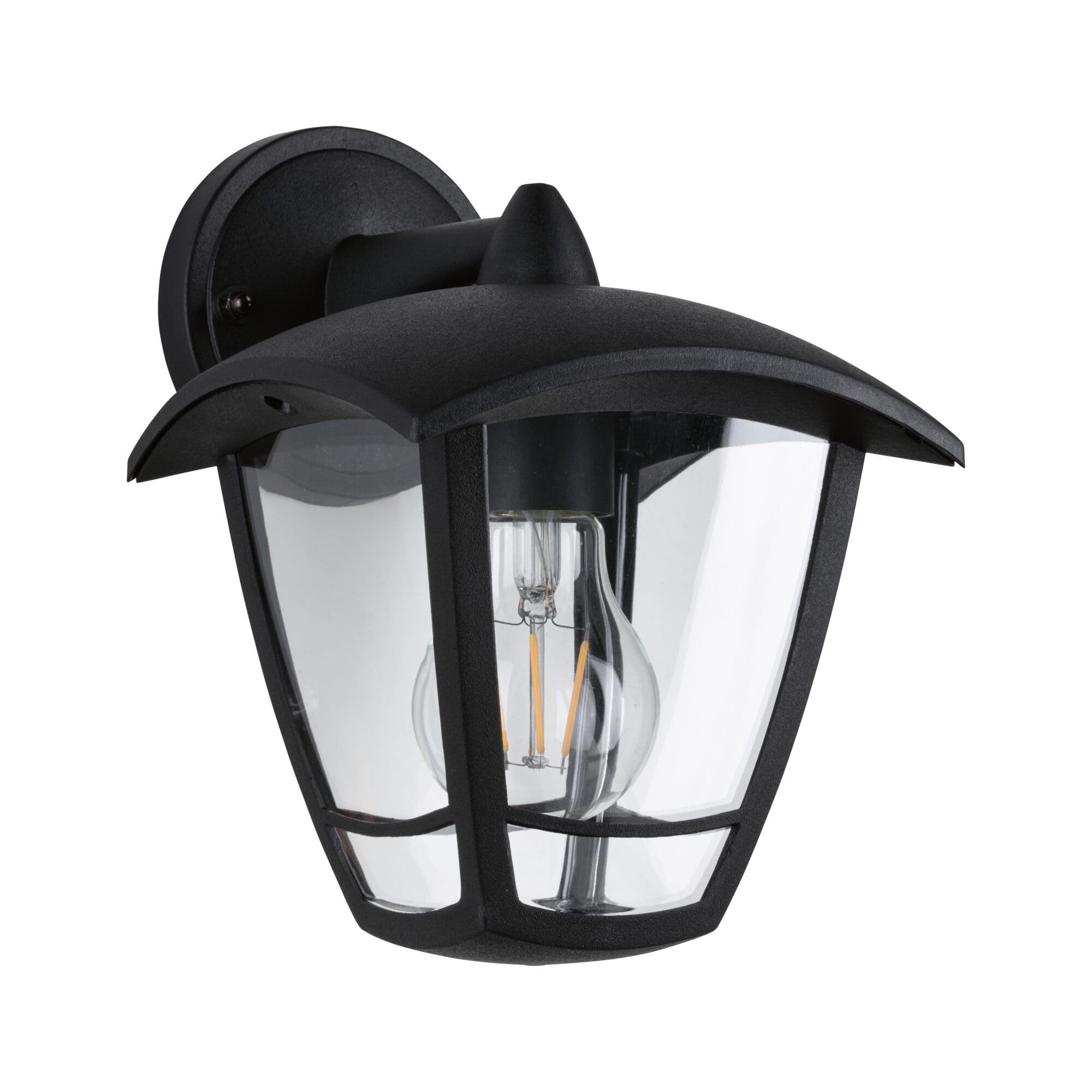 Paulmann Classic Curved 94392 Außenwandleuchte E27 225mm schwarz