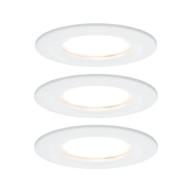 Paulmann Coin Slim LED Einbaustrahler 3er-Set warmweiß