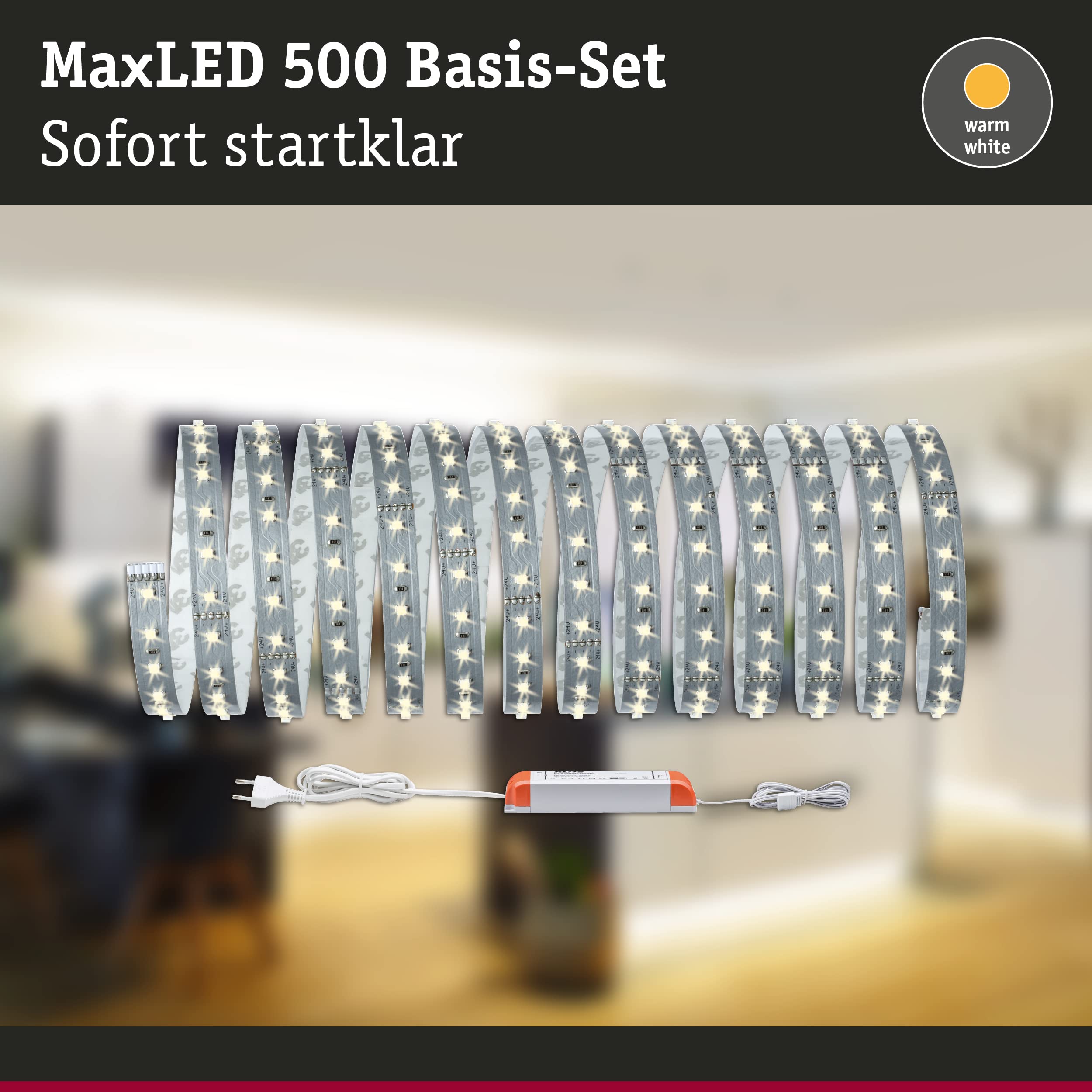 Paulmann MaxLED 706.04 LED-Streifen-Set silber