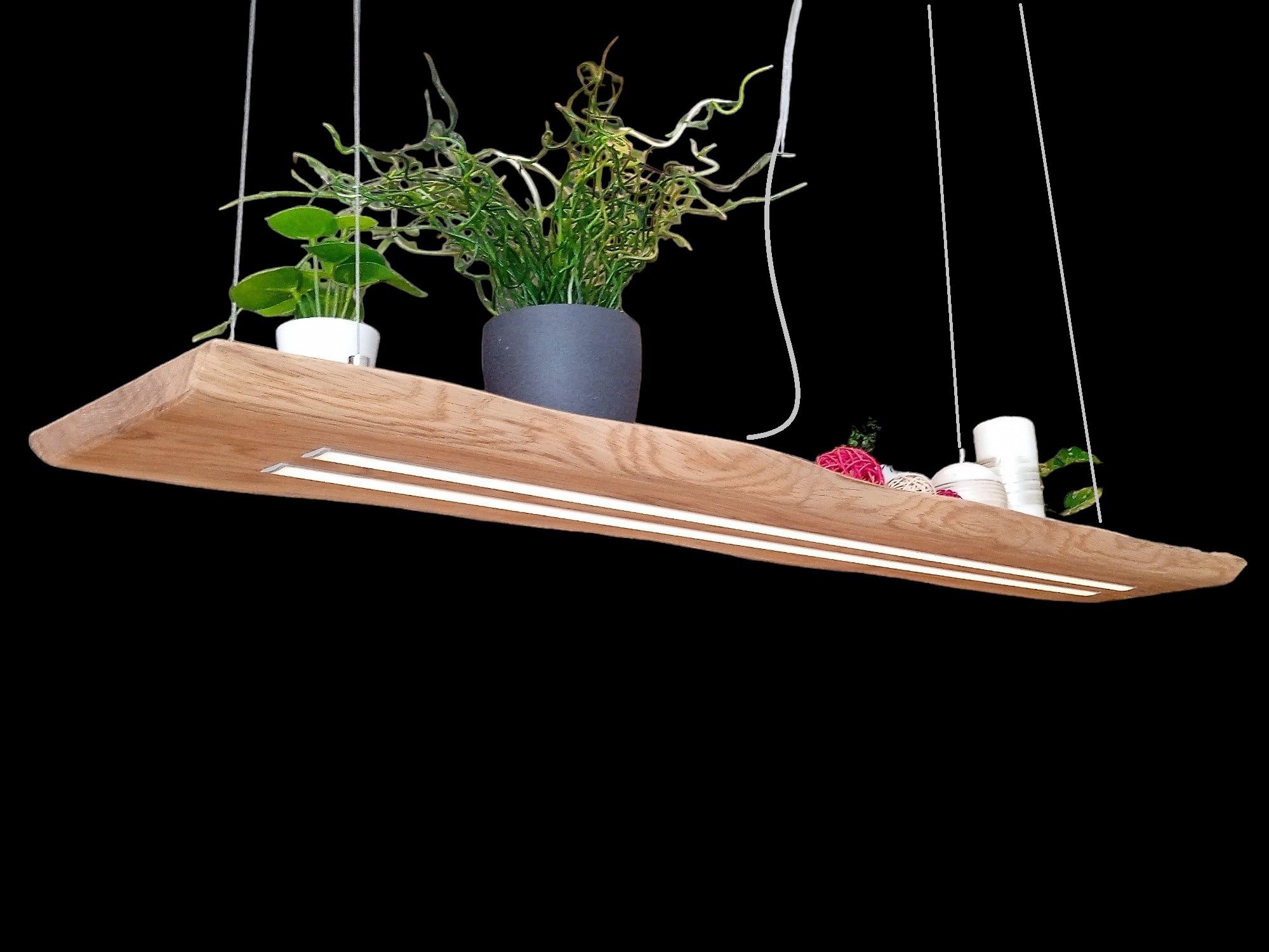 FRIESENLICHT Aria Hängelampe Holz 120cm dimmbar