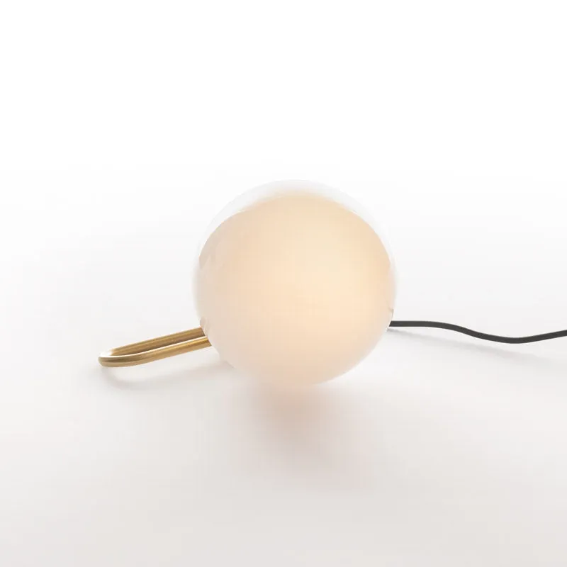 Artemide NH1217 Tischleuchte Glas Messing warm