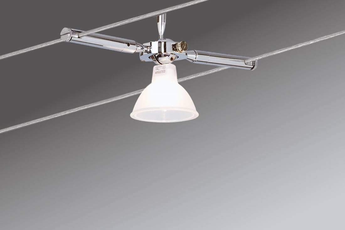 Paulmann Togo Seilsystem Basisset chrom max. 4x10W ohne LM