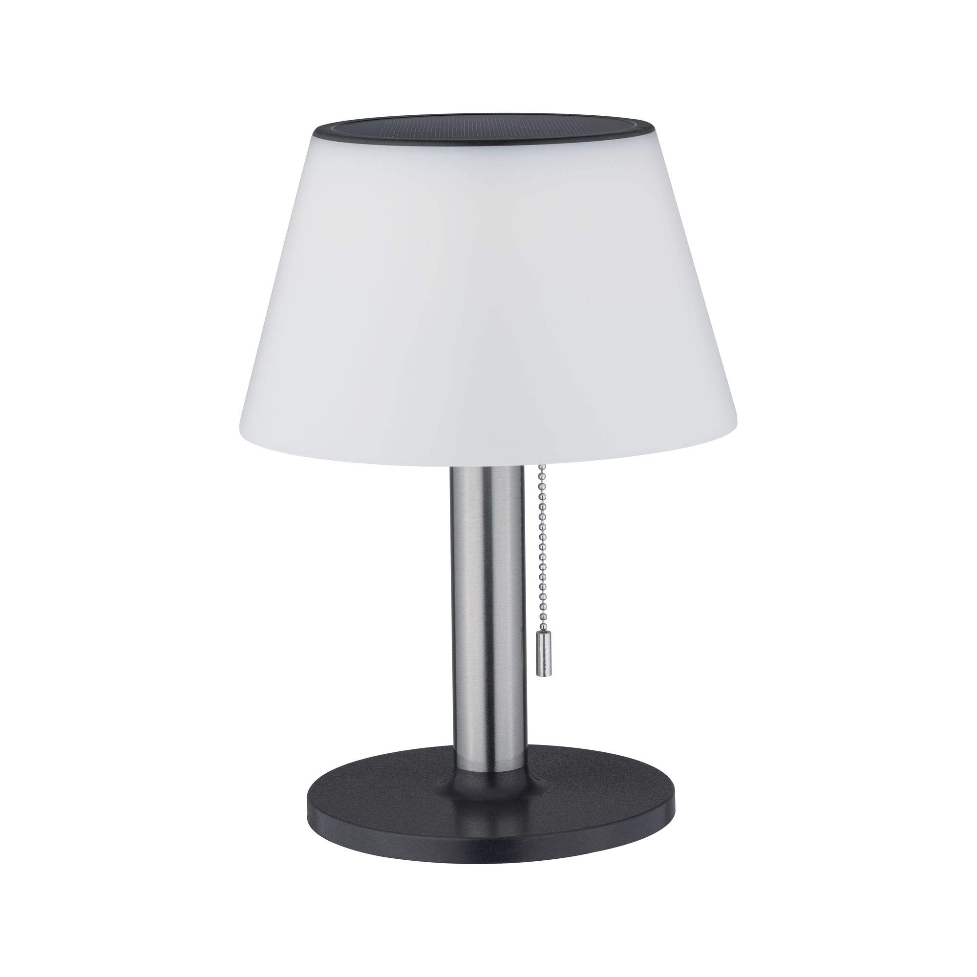 Paulmann 94309 Lillesol Solar Tischleuchte Edelstahl 3000K