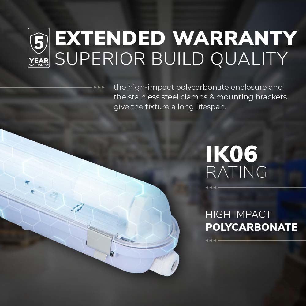 Hoftronic LED Feuchtraumleuchte 150cm 4000K 24W
