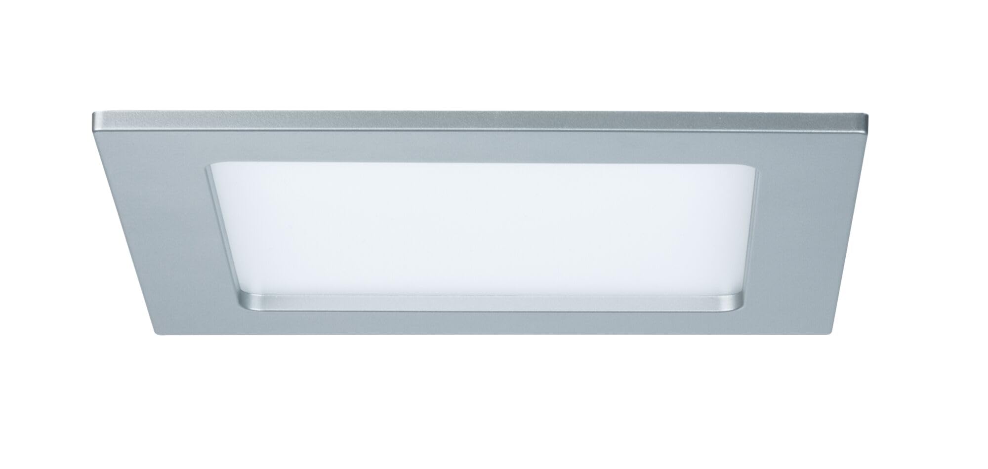 Paulmann LED Einbaupanel 12W eckig Einbauleuchte chrom warmweiss