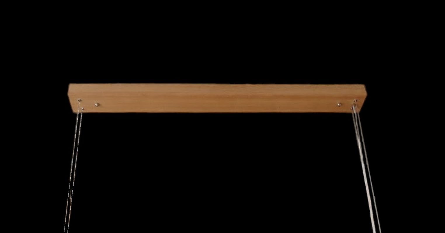 FRIESENLICHT Eska Pendelleuchte Holz 150cm 2x LED Wildeiche