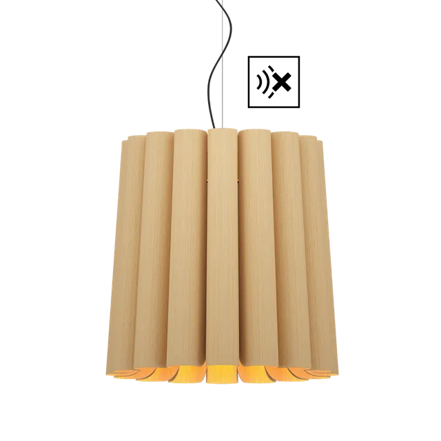 Bruck Renata Long Pendelleuchte Holz farbig