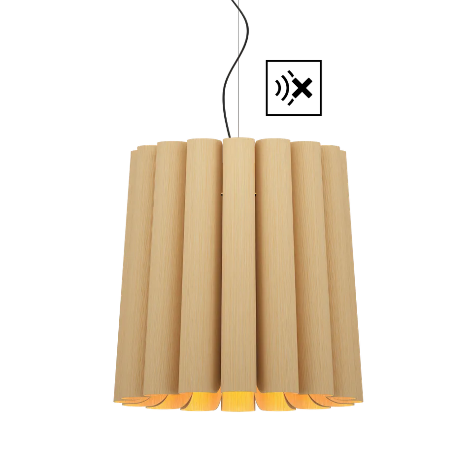 Bruck Renata Long Pendelleuchte Holz farbig