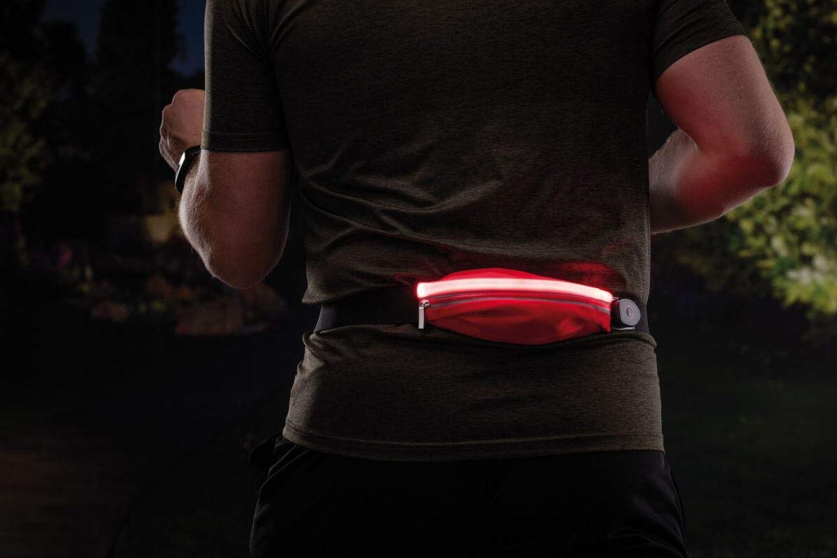 Paulmann 70968 Function Laufgurt LED rot mit Smartphone-Fach
