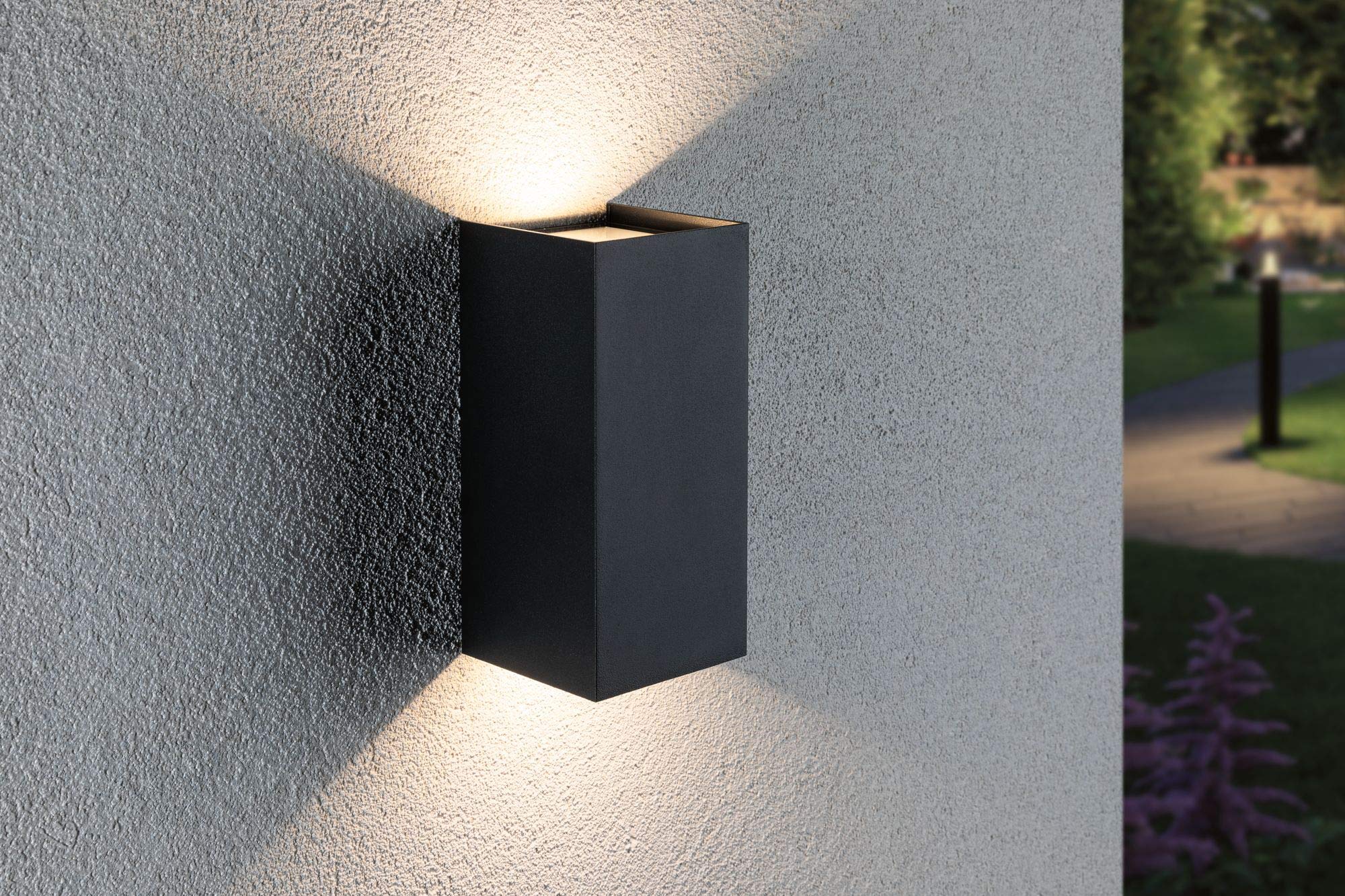 Paulmann Flame 94325 Außenwandleuchte Anthrazit 6W 2er