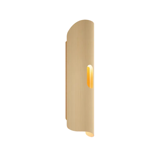 Bruck Lupe Wall Wandleuchte Holz farbig