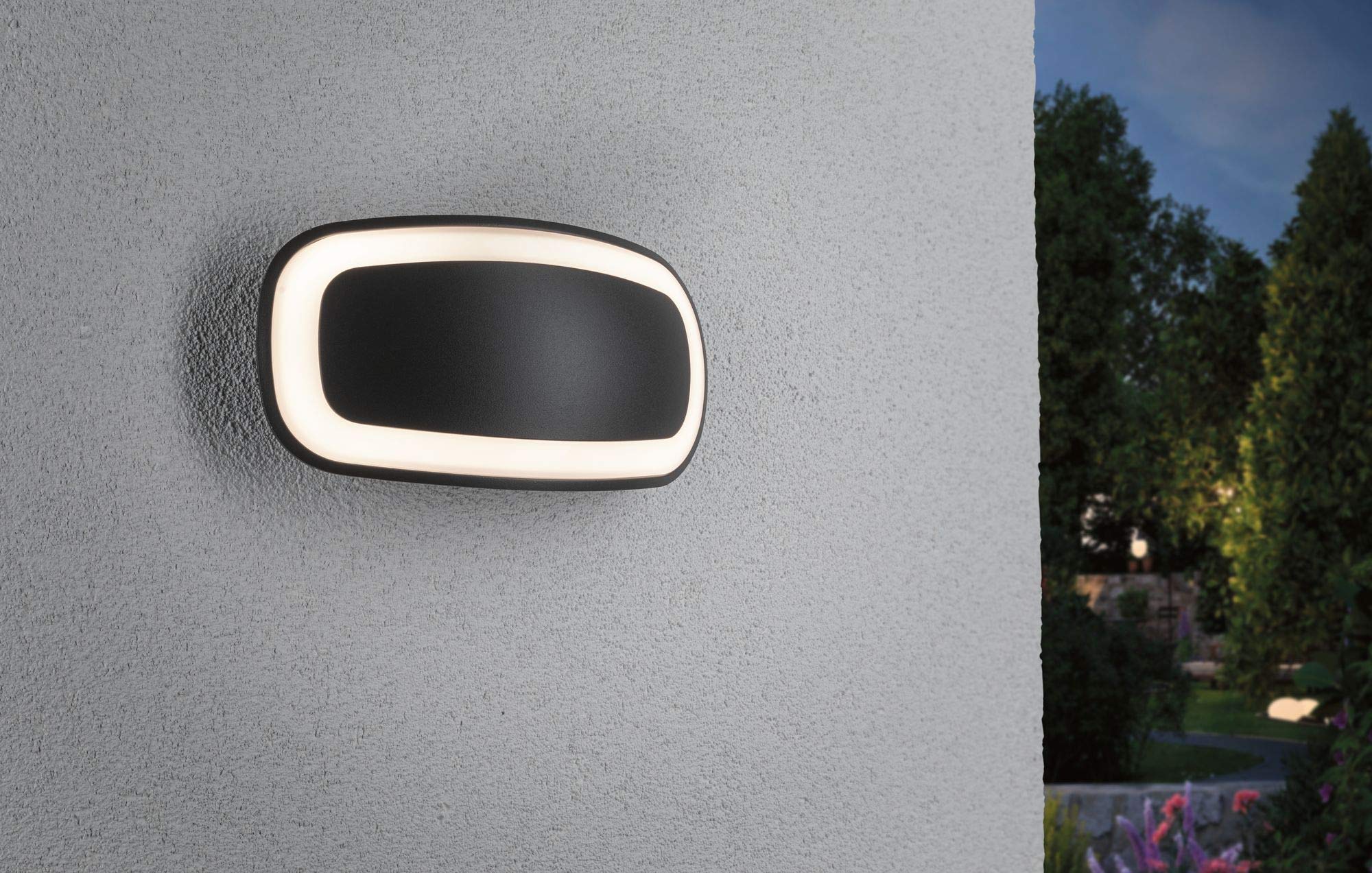 Paulmann Signea Outdoor-Wandleuchte Anthrazit Sensor