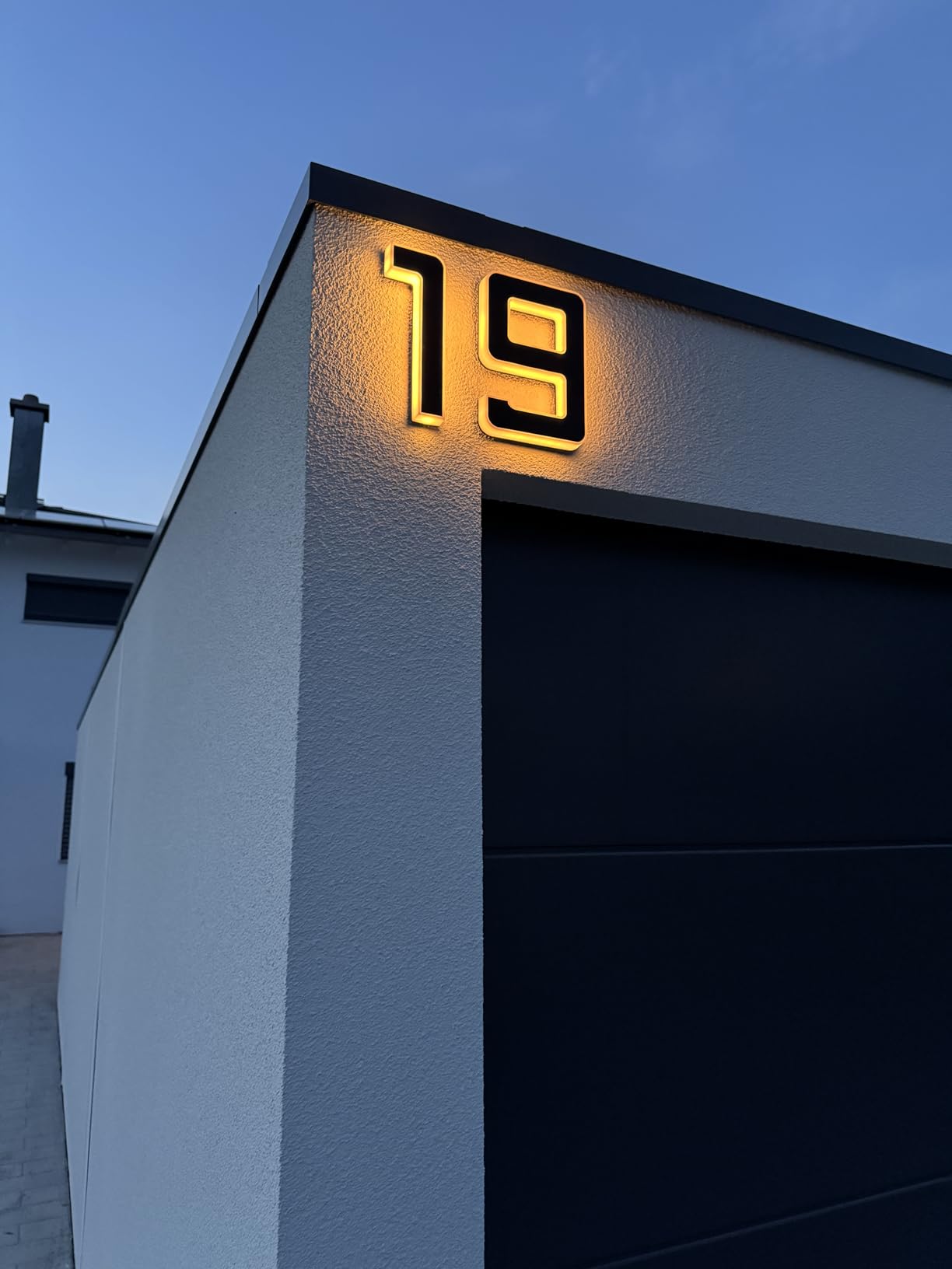 Paulmann 79850 Solar-Hausnummer 9 IP44 warmweiß