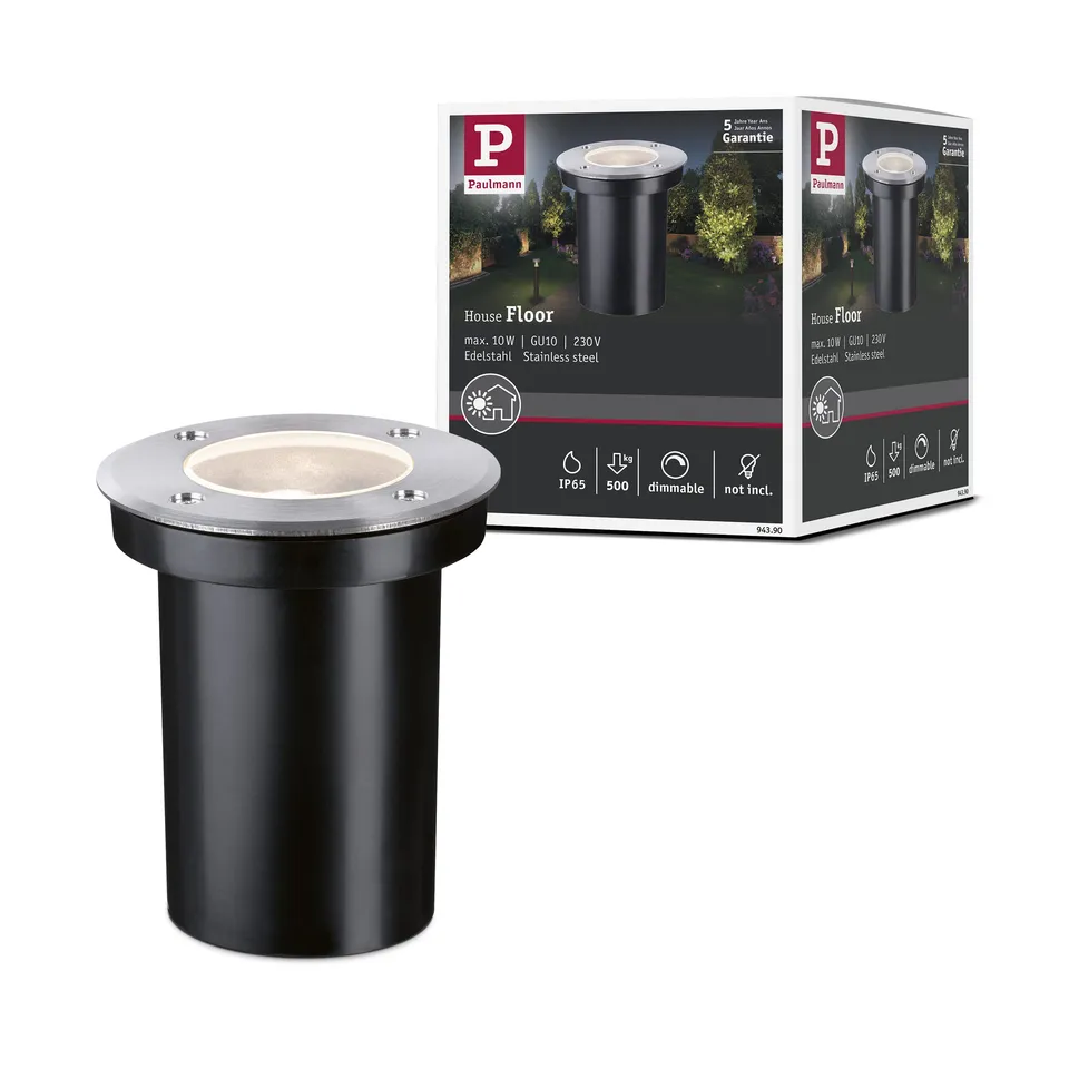 Paulmann Outdoor EBL Floor Bodeneinbauleuchte GU10 IP65 rund