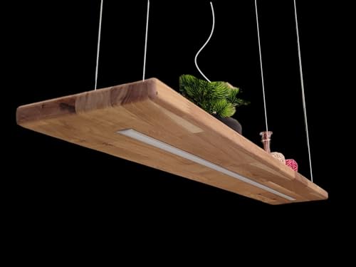 Friesenlicht Paula Pendelleuchte Holz 120cm dimmbar Wildeiche