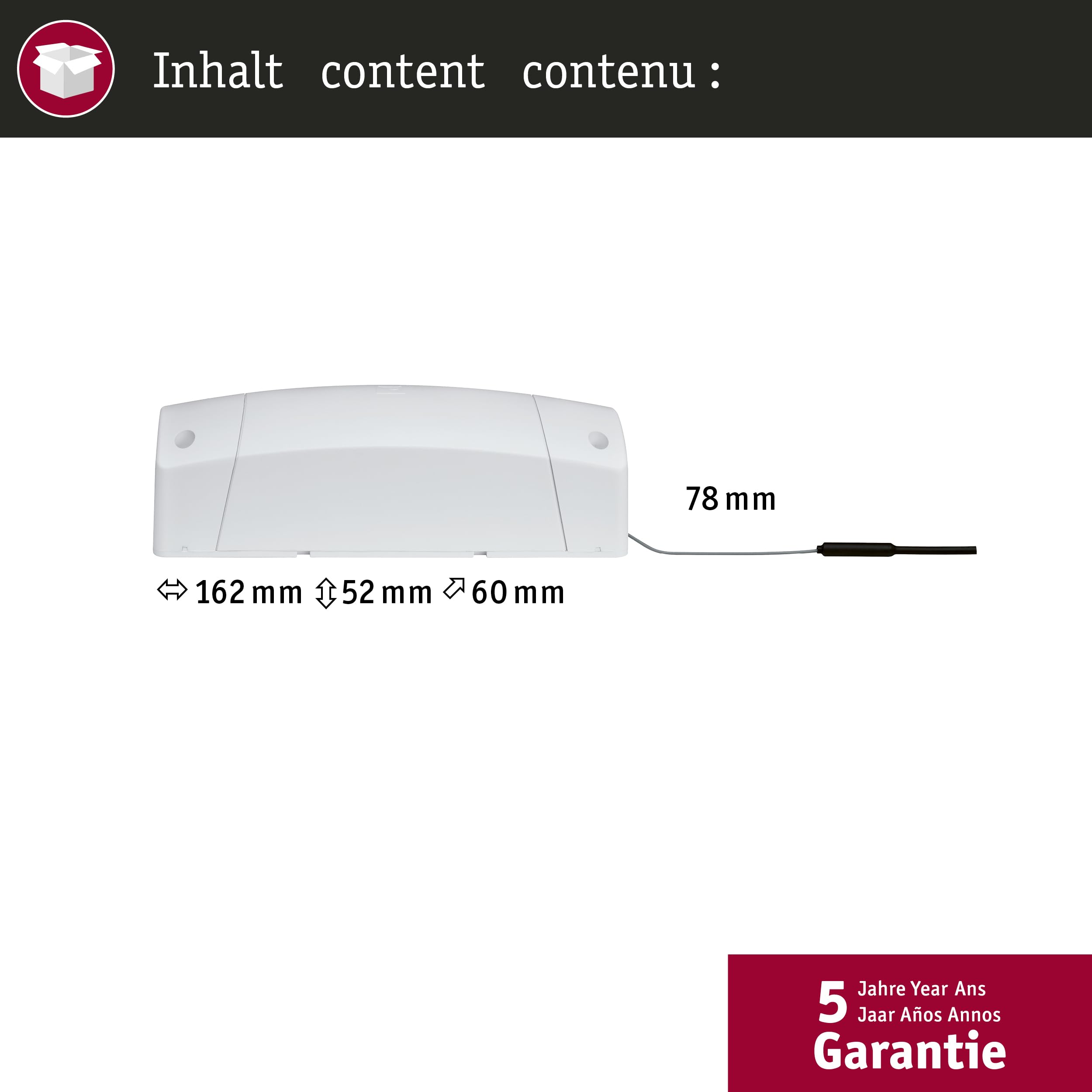 Paulmann Cephei 500.44 Dimmer dimmbar 400W Zigbee