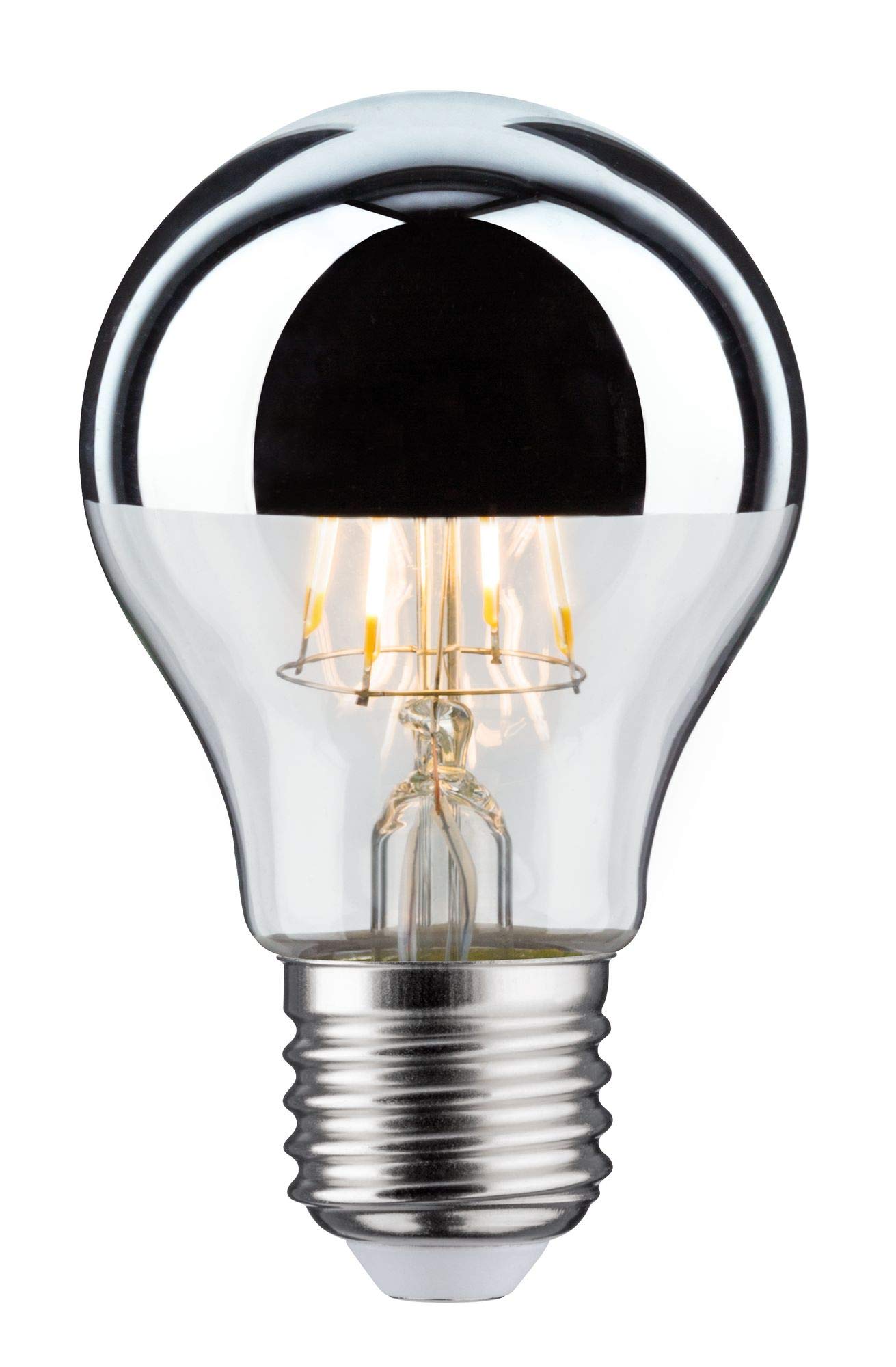 Paulmann Filament 28670 LED-Lampe E27 Kopfspiegel silber