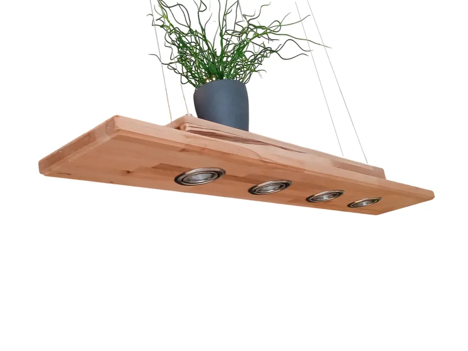 Friesenlicht Cora Pendelleuchte Buche 100 cm 3 Spots