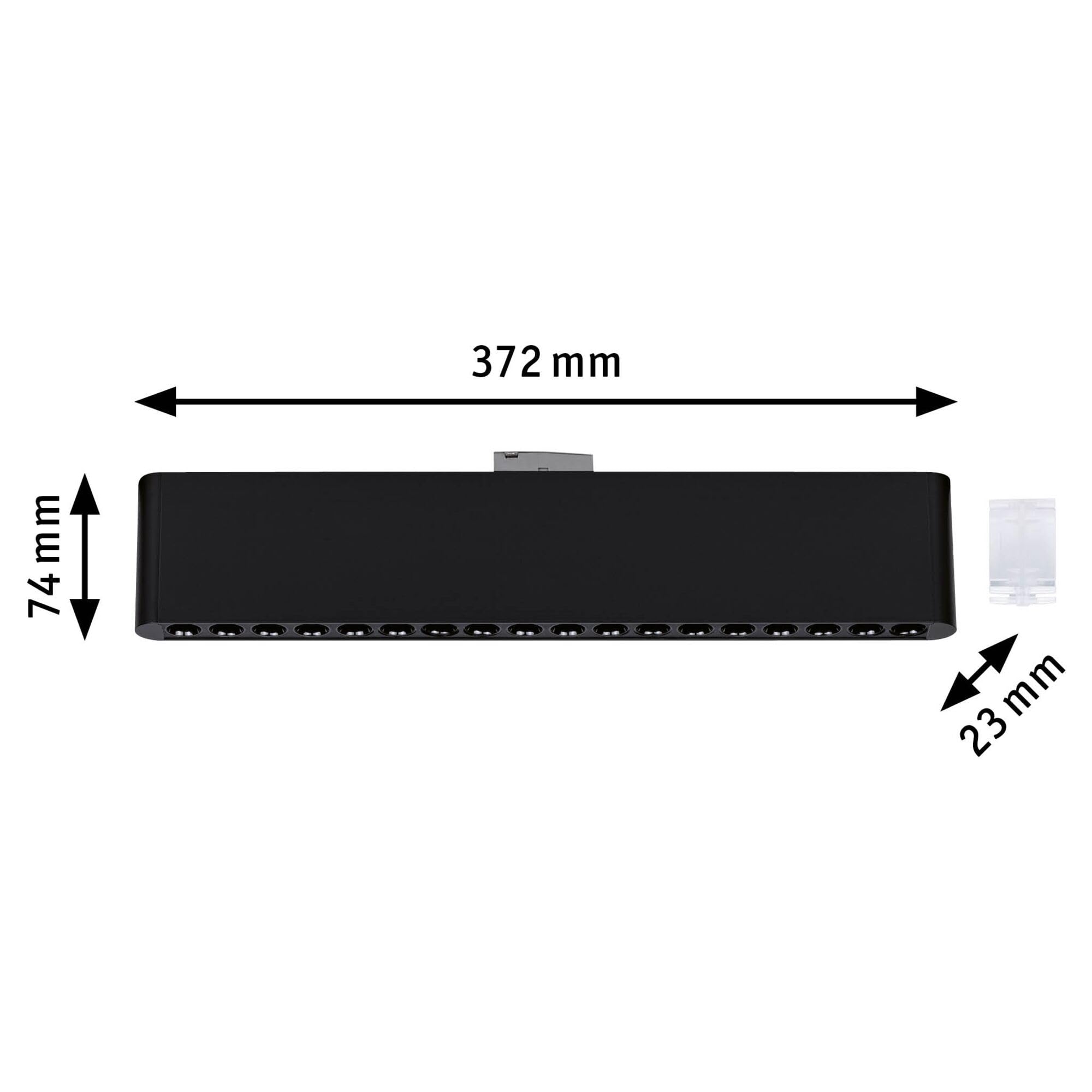 Paulmann URail 95715 Lightbar Zelos 3000K Schwarz 1050lm