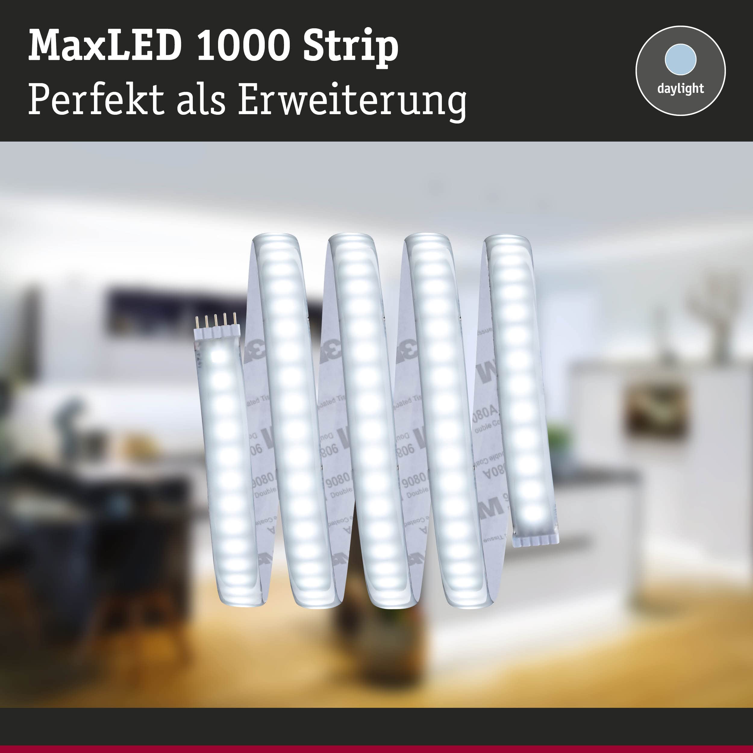Paulmann MaxLED 1000 LED-Streifen 1 m Tageslichtweiß 6500K