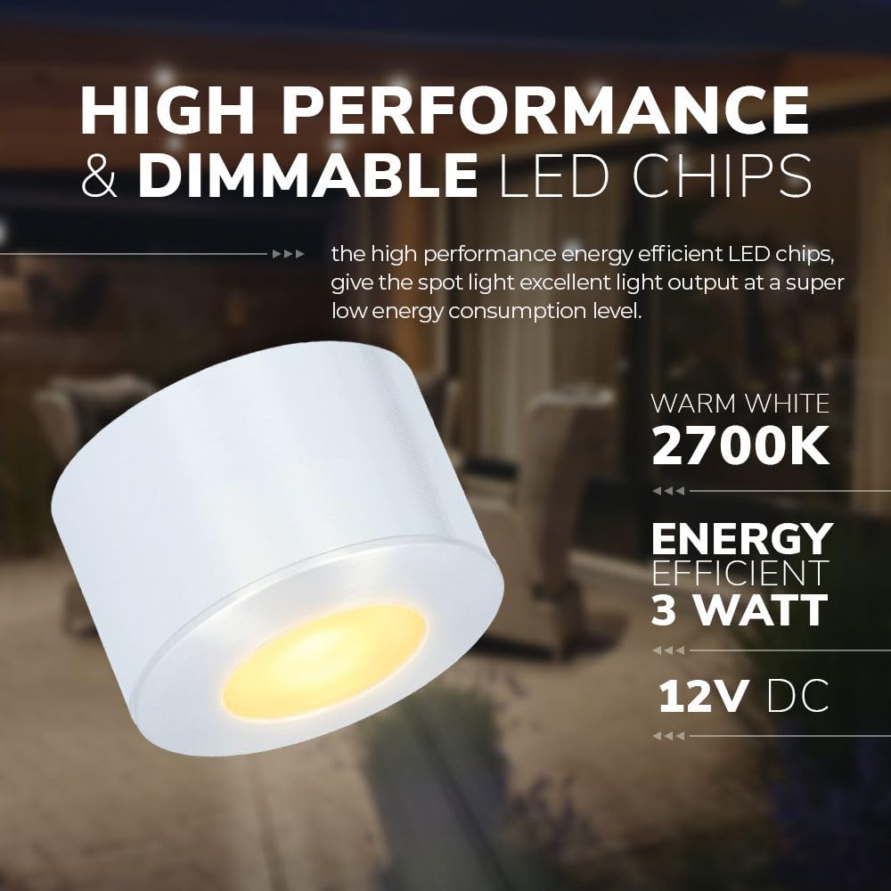 Hoftronic Navarra LED-Spots 10x3W warmweiß