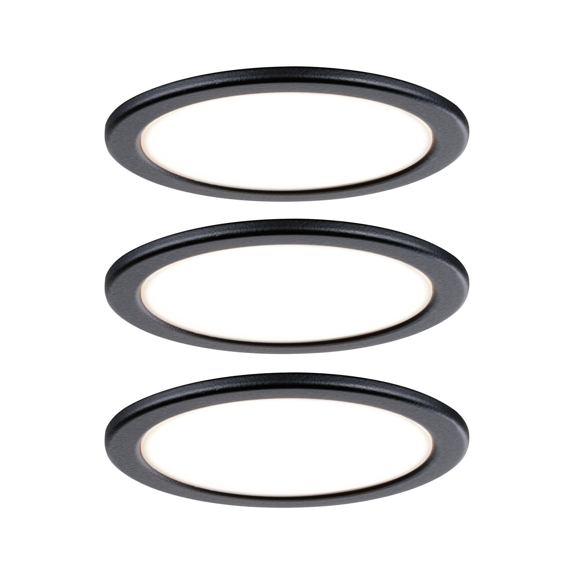 Paulmann Pukk LED-Möbelleuchte 3er-Set schwarz 2700K 210lm