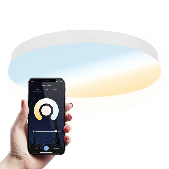 Hoftronic Lumi Smart Deckenleuchte Ø30cm 2700-6500K IP54
