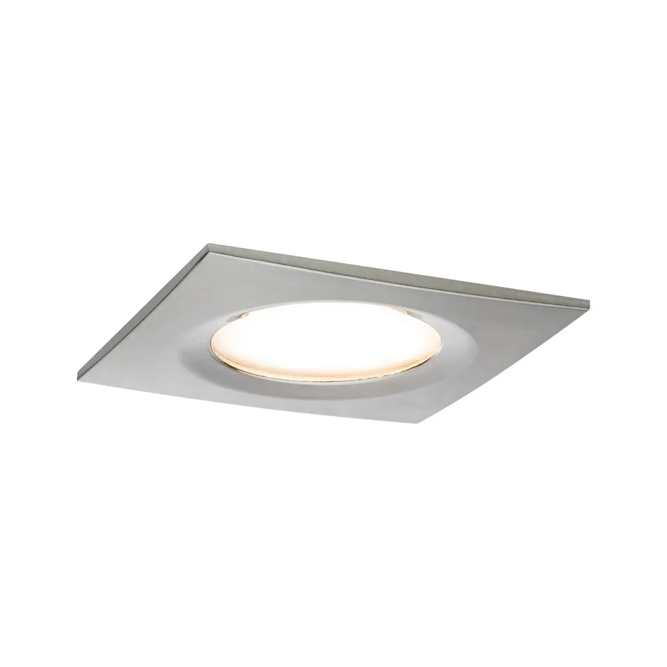 Paulmann Coin Slim 93890 Einbaustrahler eckig 3er-Set dimmbar