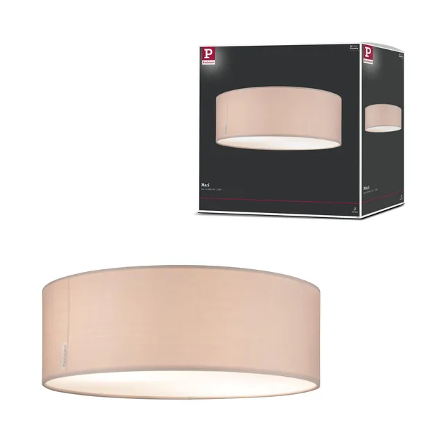 Paulmann Mari 70952 Deckenleuchte beige E27 ohne Leuchtmittel